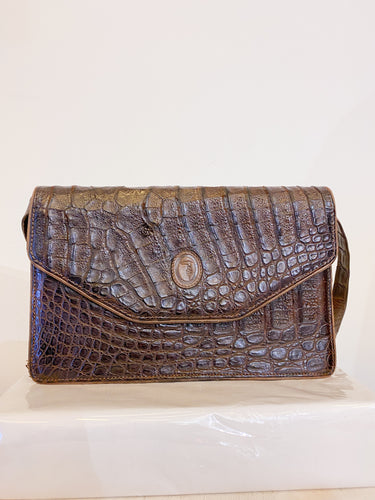 Vintage crocodile envelope