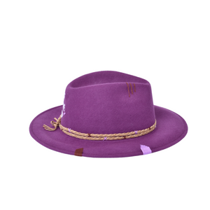 Cyclamen hat - NOT IN THE MOOD