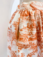 Load image into Gallery viewer, Miniskirt - Toile de Jouy rust - Size 44