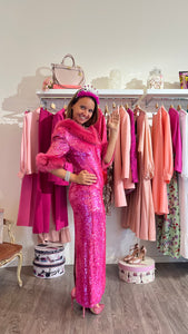 Abito Barbie paillette Taglia 42 44 Moods Milano