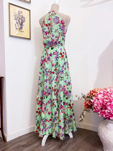 Long mint dress - Size 40