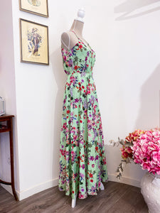 Long mint dress - Size 40