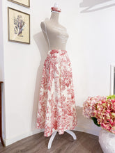 Load image into Gallery viewer, Pink Toile de Jouy skirt - PREORDER