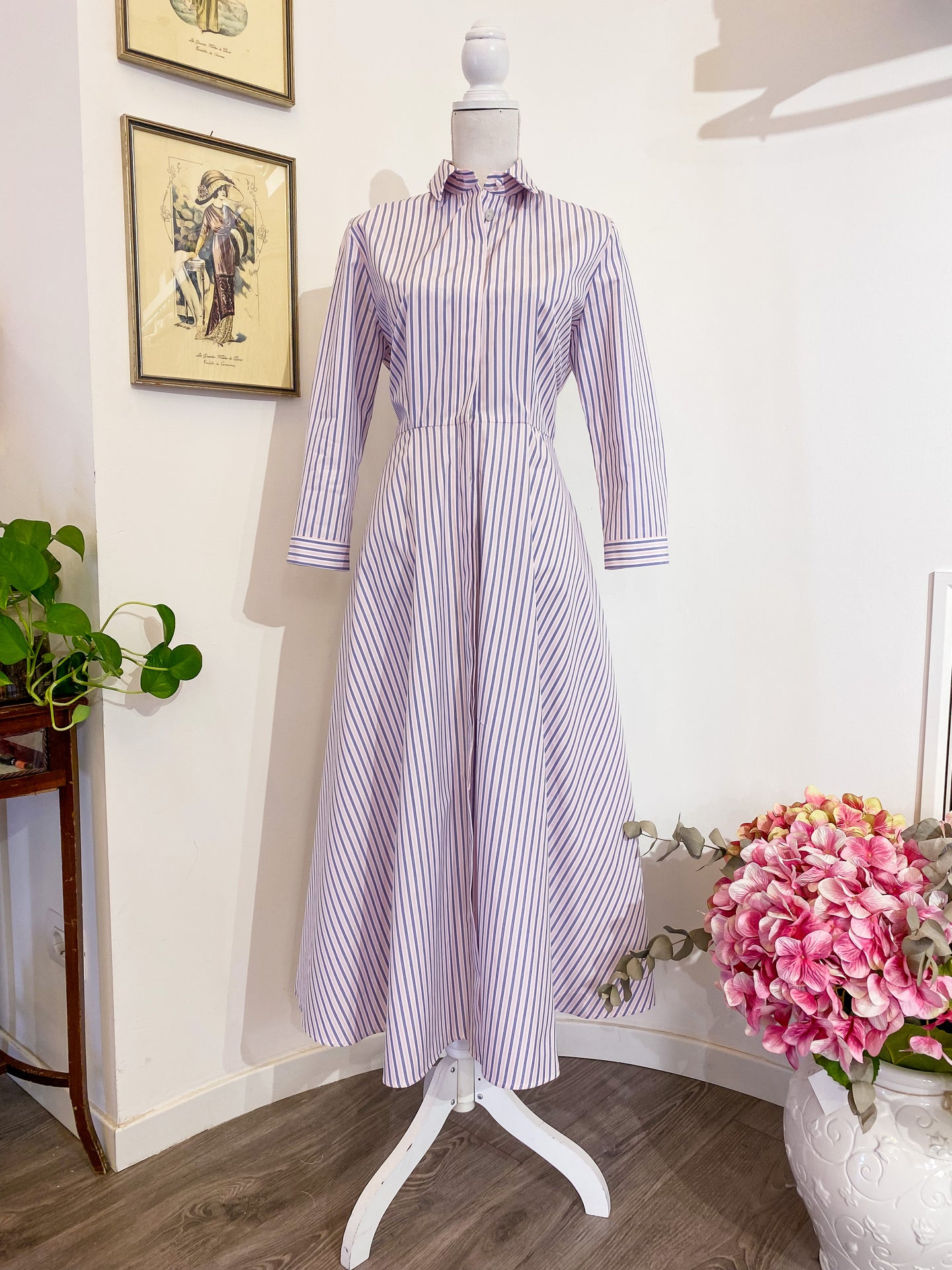 Striped shirt dress - Size 46