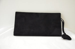 Suede envelope bag