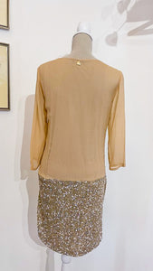 Abito nude paillettes - Taglia 44/46