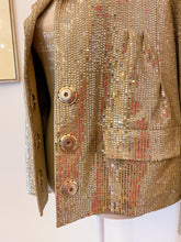 Carica l&#39;immagine nel visualizzatore di Gallery, Christian Dior - Giacca in pelle e paillettes