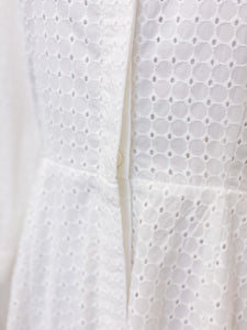 MoodS - Tailored broderie anglaise shirt dress - Size 38