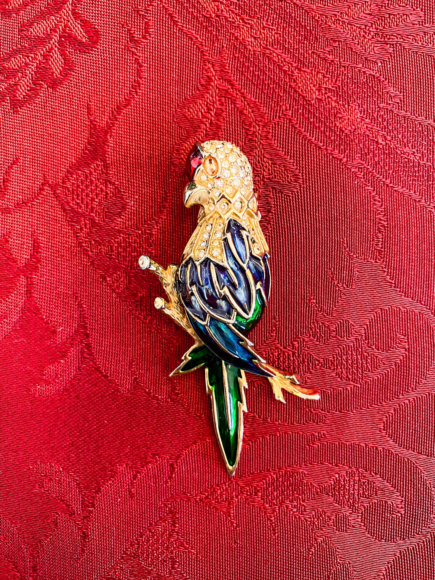 Parrot - Vintage brooch
