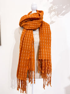 Double wool scarf