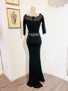 Long dress with lace inserts - Size 38
