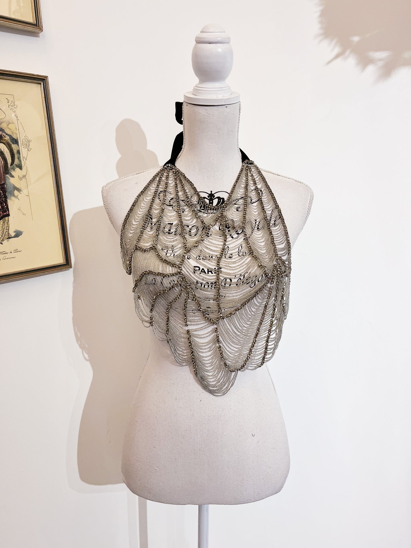 Collana con perline