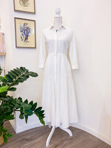 MoodS - Tailored broderie anglaise shirt dress - Size 38