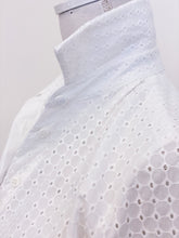 Load image into Gallery viewer, MoodS - Tailored broderie anglaise shirt dress - Size 38