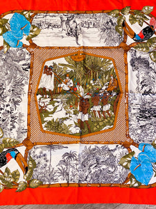 Foulard seta - Vintage - 90•90cm