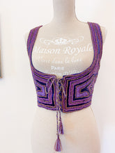Carica l&#39;immagine nel visualizzatore di Gallery, Gilet è gonna sartoriale - Vintage