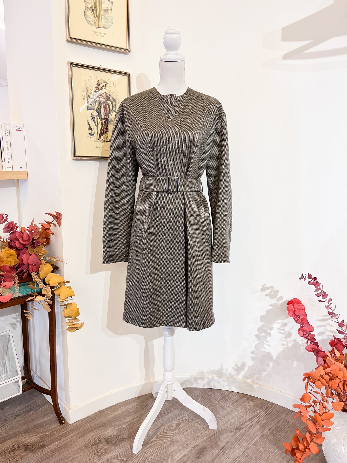 Tailored wool coat - Size 42