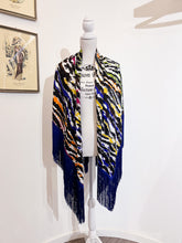 Carica l&#39;immagine nel visualizzatore di Gallery, Maxi foulard / scialle - Vintage - 120 • 120 cm