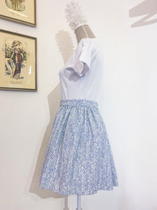 Short herringbone skirt - Size 44
