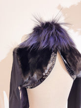 Load image into Gallery viewer, Mink and fox fur coat - Size S