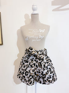 Shorts animalier lamè - Taglia Unica