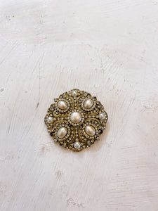 Spilla Vintage con perle