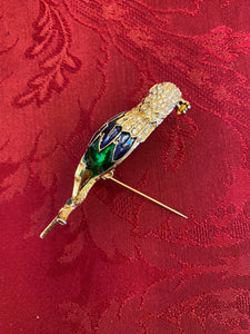 Easya Strass Moda Uccello Spilla Signore Pappagallo Spilla Gioielli Di Lusso Stile Vintage Accessori Per Abi Da Festa Di Alta Qualà - Foto 9