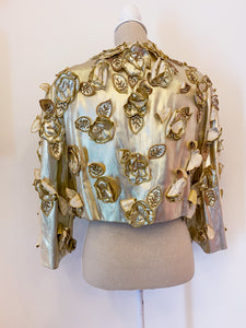 Spencer gold flowers