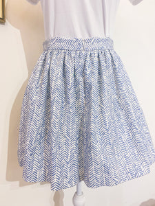 Short herringbone skirt - Size 44