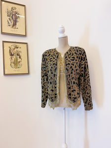 Vintage jacket with embroidery