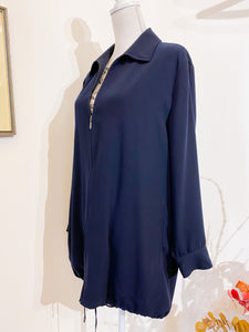 Elena Miro - Unstructured blue jacket - Size 48