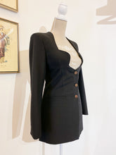 Load image into Gallery viewer, Long neckline jacket - Size S