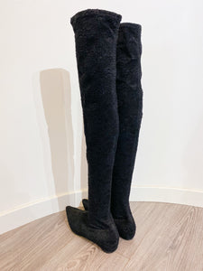 Scarpe- stivali cuissard in pizzo - N° 37 1/2