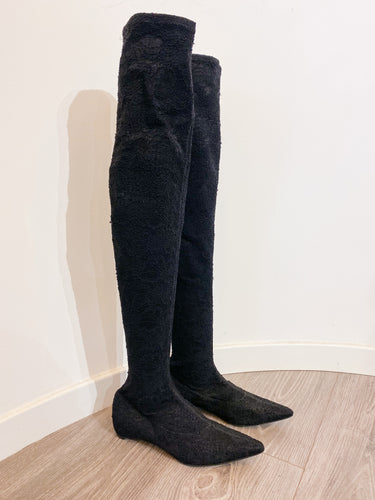 Scarpe- stivali cuissard in pizzo - N° 37 1/2
