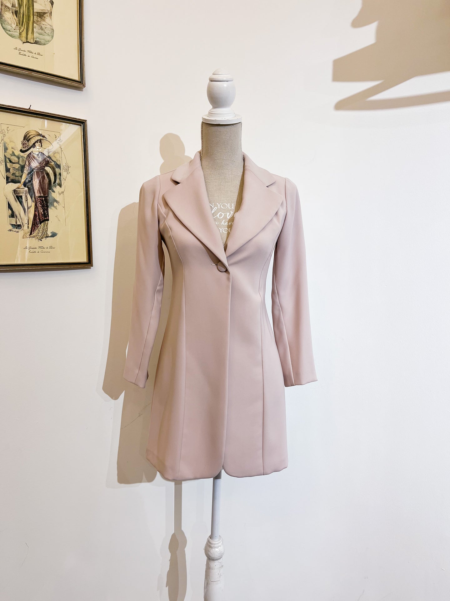 Long Blazer / Duster Coat - Size XS/S