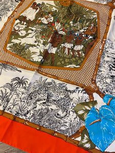 Foulard seta - Vintage - 90•90cm