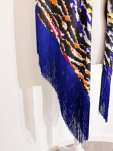 Carica l&#39;immagine nel visualizzatore di Gallery, Maxi foulard / scialle - Vintage - 120 • 120 cm