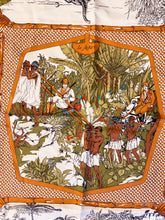Carica l&#39;immagine nel visualizzatore di Gallery, Foulard seta - Vintage - 90•90cm