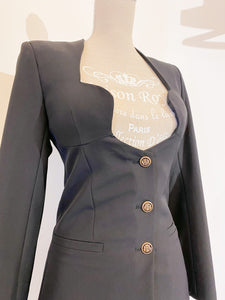 Long neckline jacket - Size S