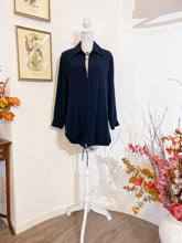Load image into Gallery viewer, Elena Miro - Unstructured blue jacket - Size 48