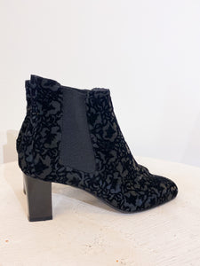 Ankle boots in devorè velvet - N.38 1/2
