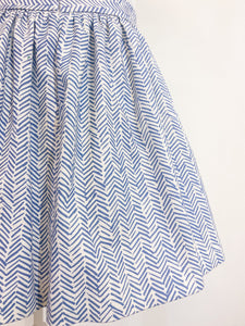 Short herringbone skirt - Size 44