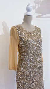 Abito nude paillettes - Taglia 44/46