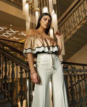 Load image into Gallery viewer, Cristina Effe - Bardot neckline top - Size 40