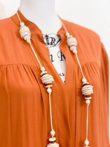 Collana in legno