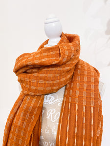 Double wool scarf