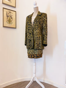 Animal print skirt