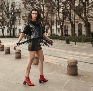 Maglia paillettes