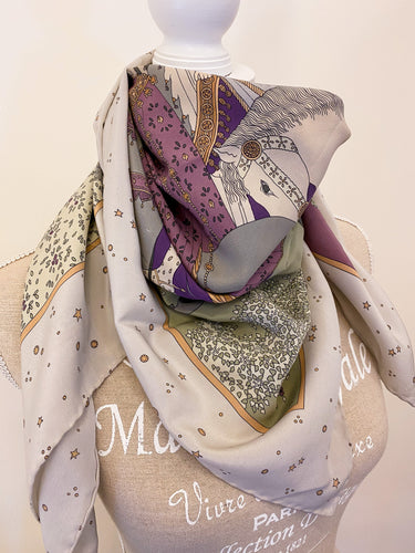 Foulard Vintage - 90•90 cm