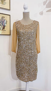 Abito nude paillettes - Taglia 44/46